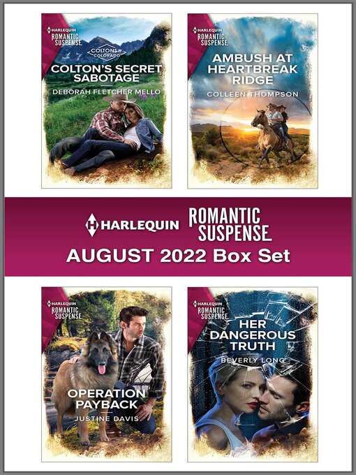 Title details for Harlequin Romantic Suspense: August 2022 Box Set by Deborah Fletcher Mello - Available